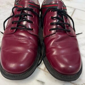 Gucci
Boys' Leather Web- Trimmed Oxford Shoes
Size: 13.5